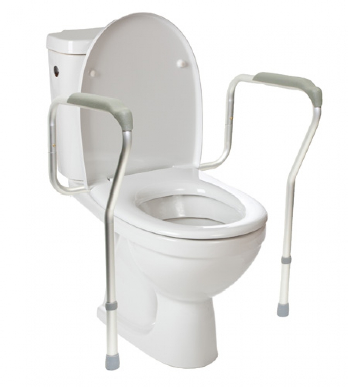 Toilet Safety Frame - Cantilevered Arm