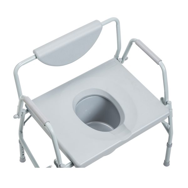 Deluxe Bariatric Drop-Arm Commode Image