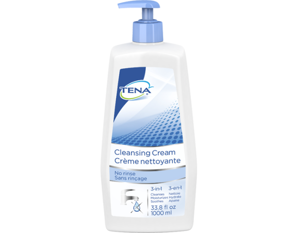 TENA Cleansing Cream Pump Bottle Image