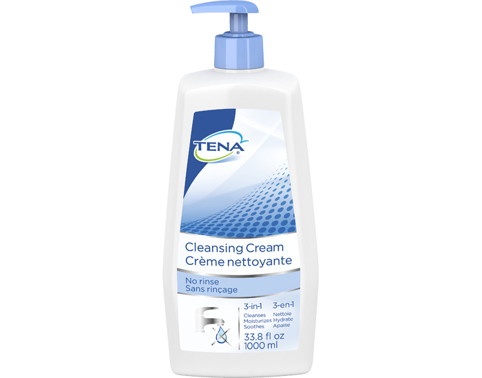 TENA Cleansing Cream Pump Bottle